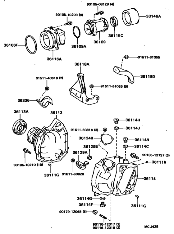 Transfer Case & Extension Housing