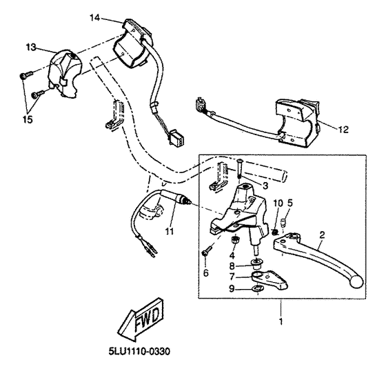 Handle switch & lever