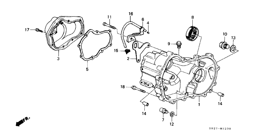 Transmission housing