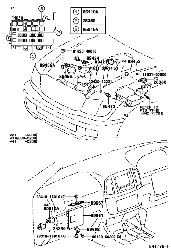 Electronic Fuel Injection System for 1998 - 2002 Toyota LAND CRUISER ...