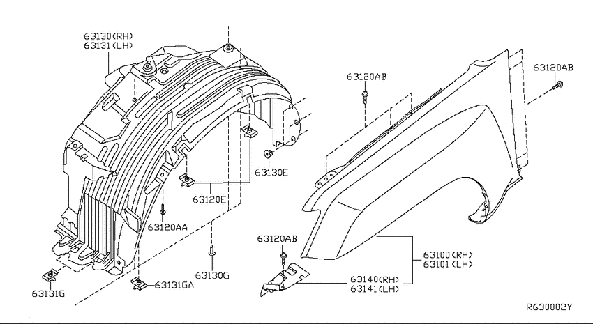 Front fender & fitting