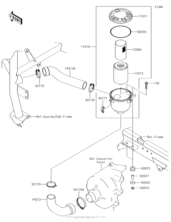 Air Cleaner-Belt Converter