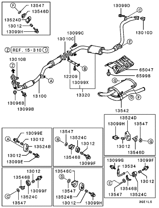 Exhaust pipe & muffler