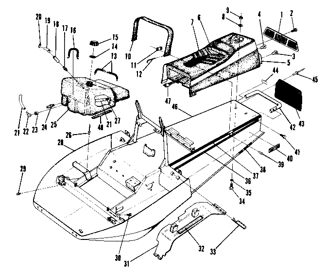 Chassis and seat
