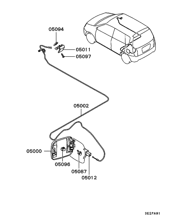 Fuel filler lid & lock