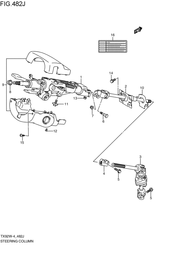 steering column