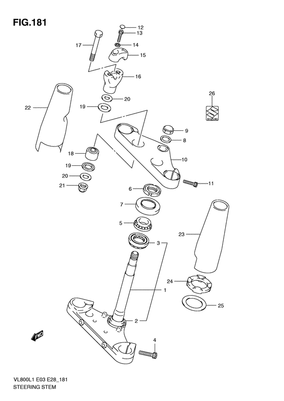 Steering stem
