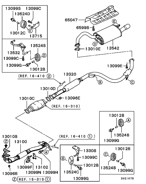 Exhaust pipe & muffler
