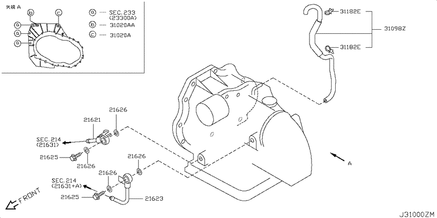 Auto transmission,transaxle & fitting