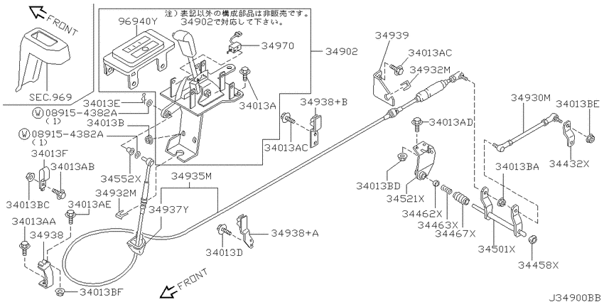 Auto transmission control device