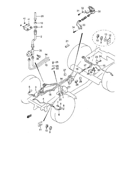 Brake piping