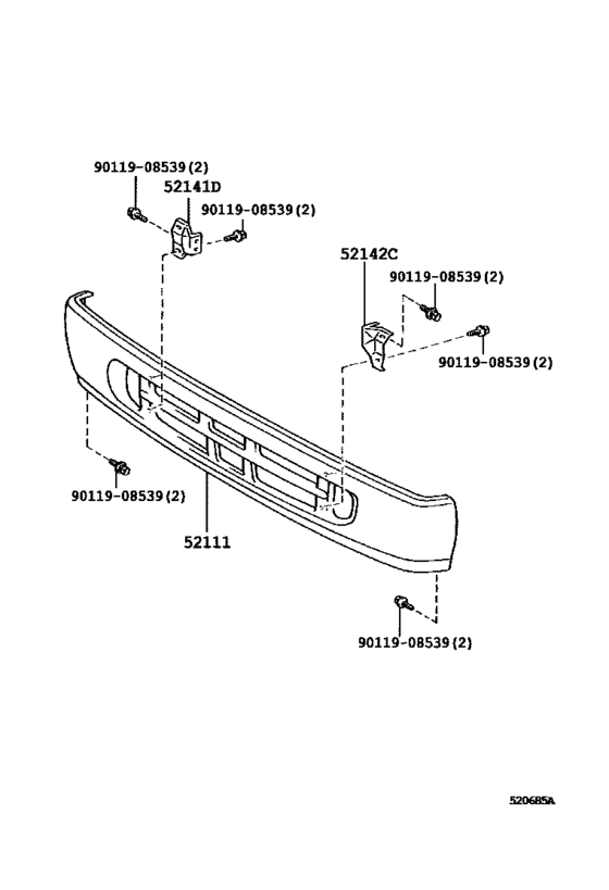 Front Bumper & Bumper Stay