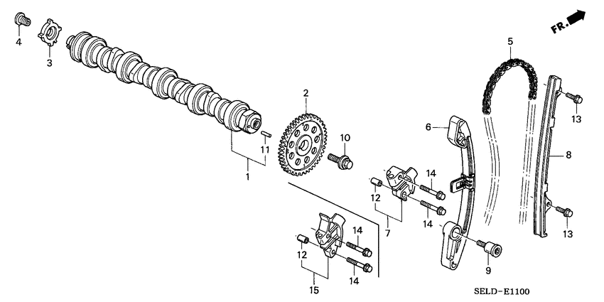 Camshaft/cam chain