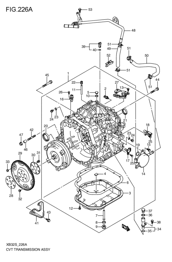 cvt - transmission assy