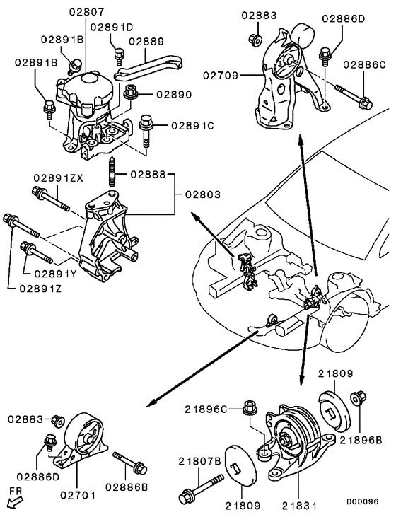 Engine mounting & support