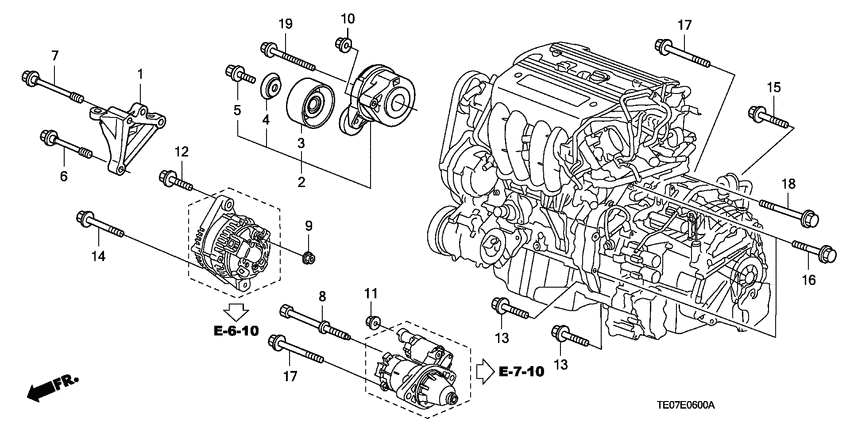 Engine mounting bracket