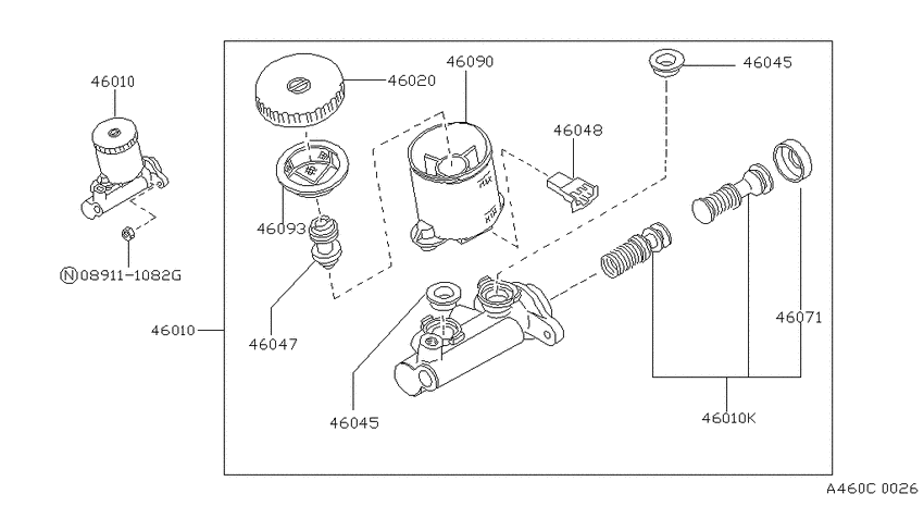 Brake master cylinder