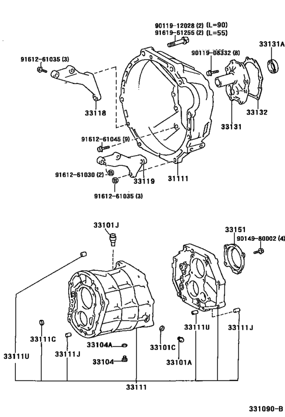 Clutch Housing & Transmission Case (Mtm)