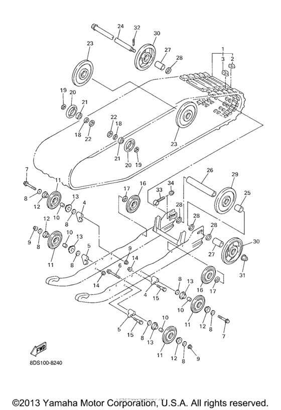 Track suspension