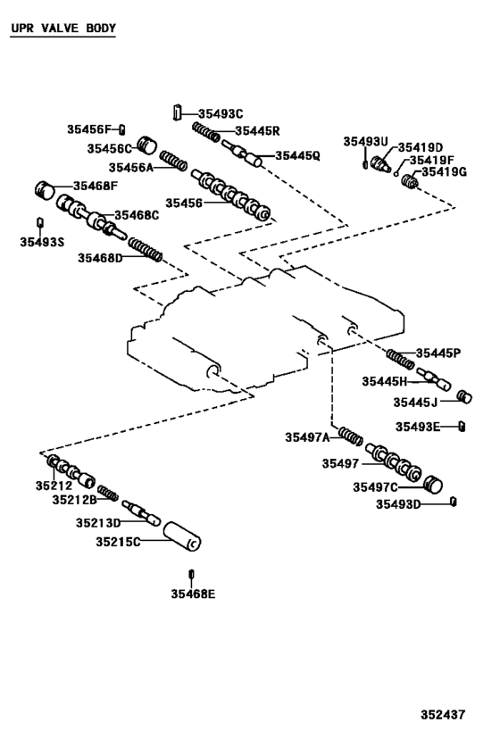 Valve Body & Oil Strainer (Atm)