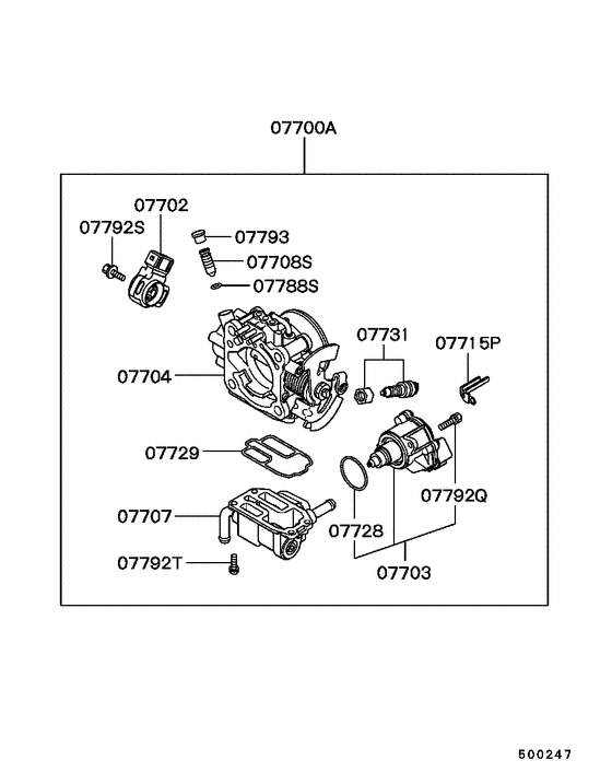 Injector & throttle body