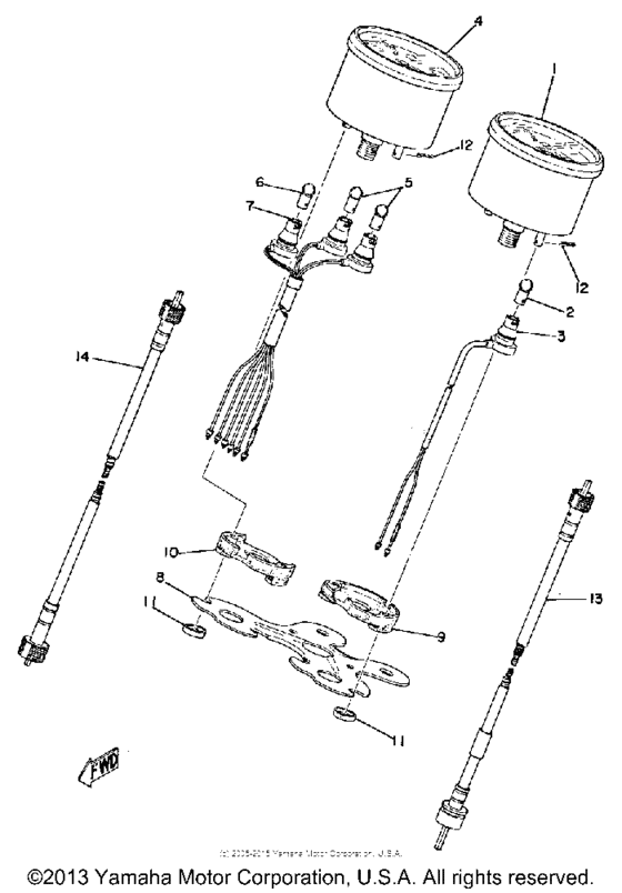 Speedometer & tachometer