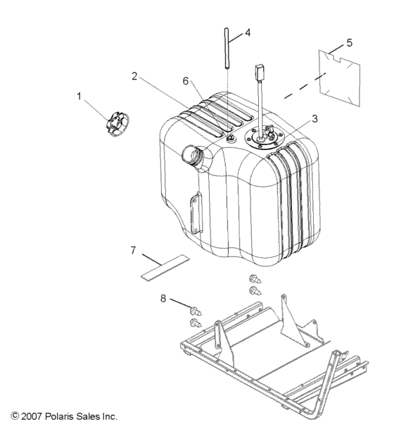 Body, fuel tank asm.
