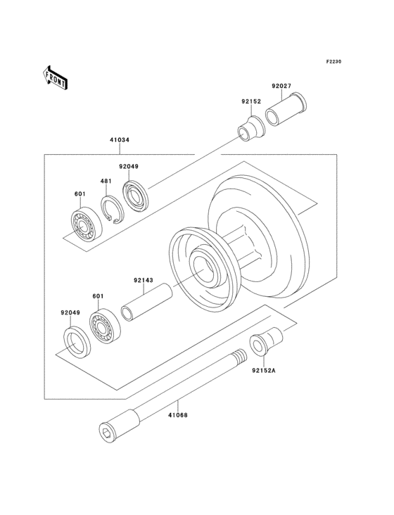 Front wheel(ej650-a2)