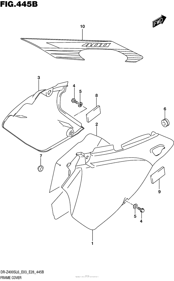 Frame Cover (Dr-Z400Sl6 E28)
