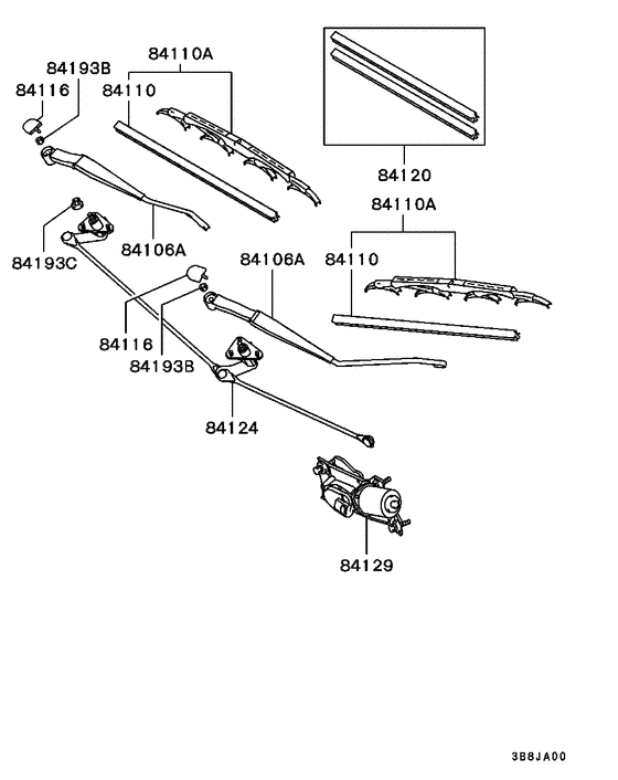Windshield wiper & washer