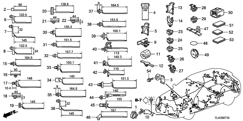 Harness band/bracket