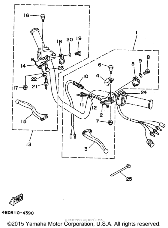 Handle switch & lever
