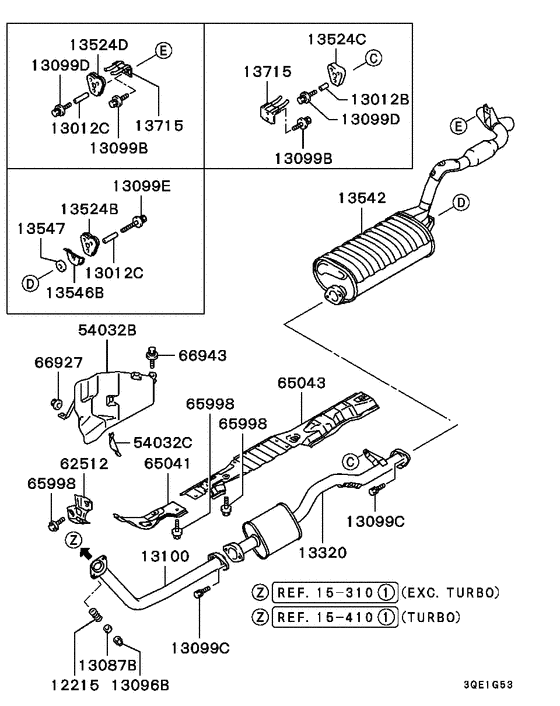 Exhaust pipe & muffler