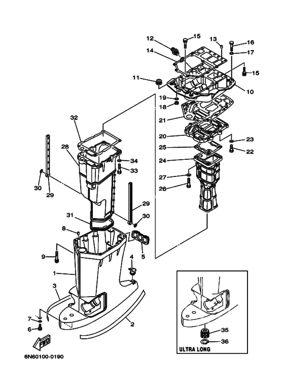 Upper casing