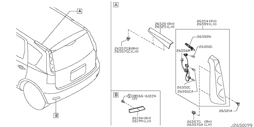 Rear combination lamp
