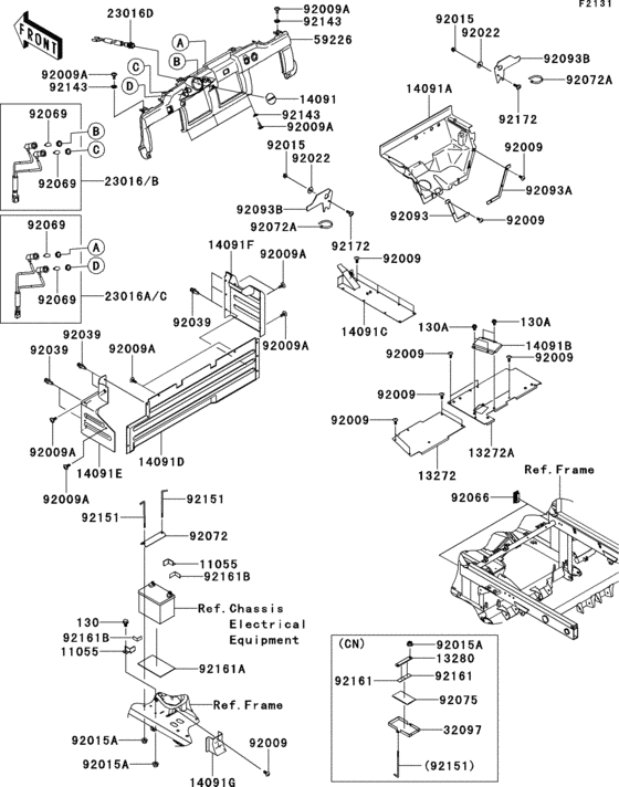 Frame fittings(1/2)(m9f-mbf)