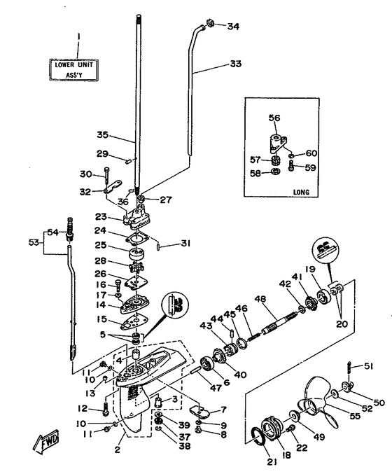 Lower casing drive 1