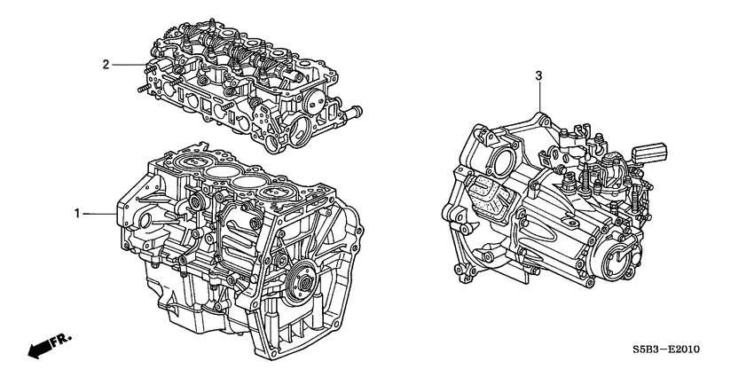 Engine assy./ transmission assy.