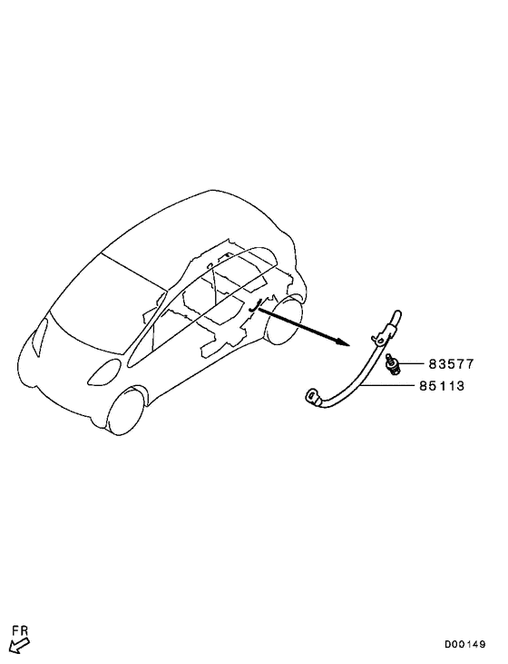 Battery cable & bracket