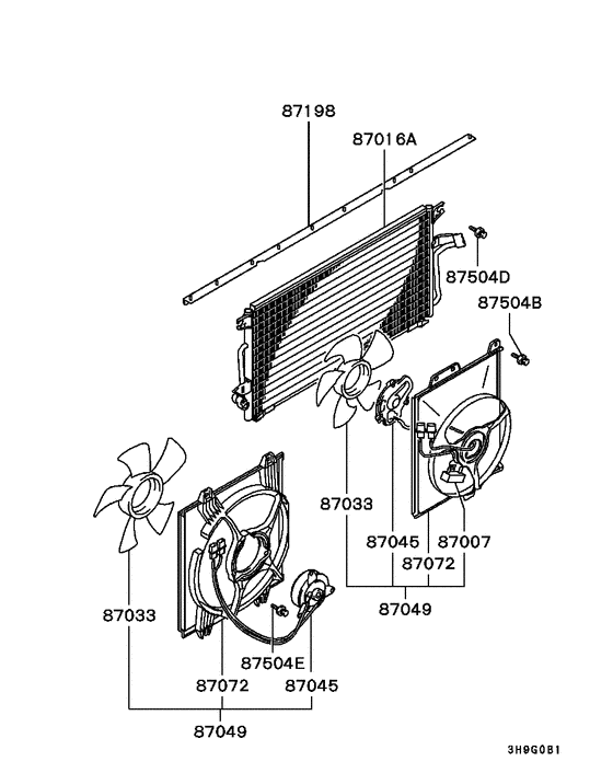 A/c condenser, piping