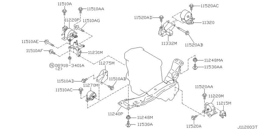 Engine & transmission   mounting