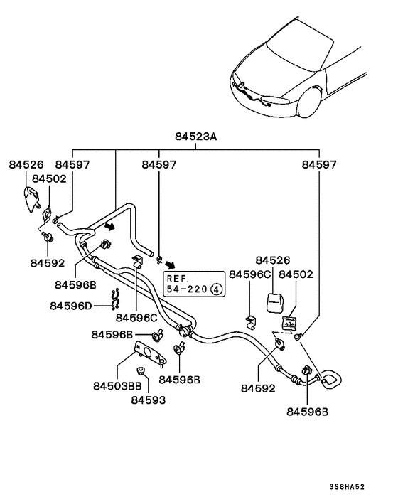Headlamp wiper & washer
