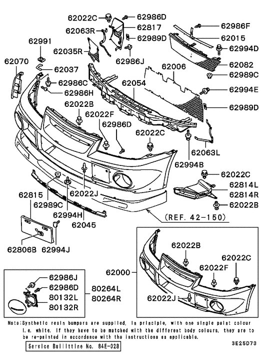 Front bumper & support