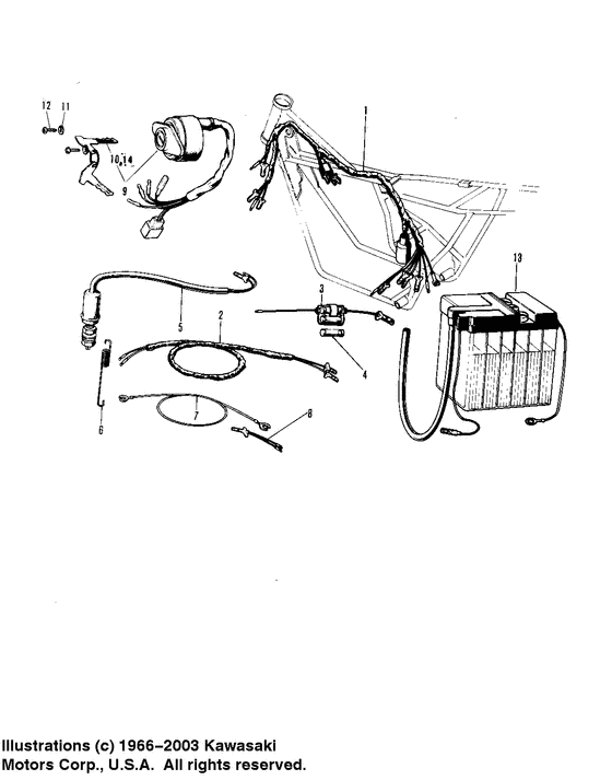Chassis electrical equipment