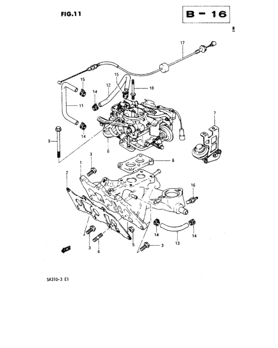 Intake manifold and carburetor