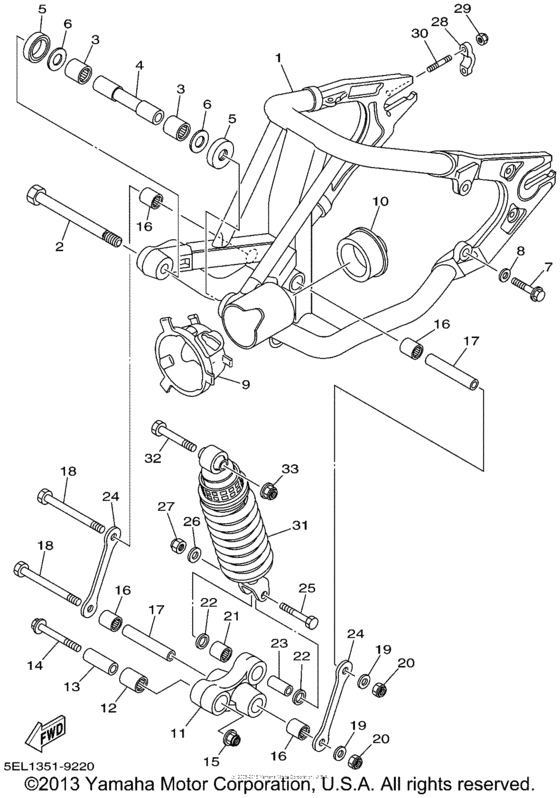 Rear arm & suspension
