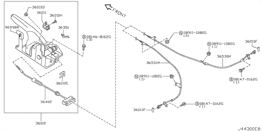 Parking brake control