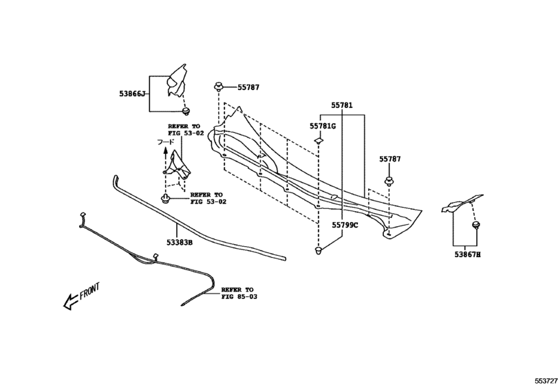 Cowl Panel & Windshield Glass