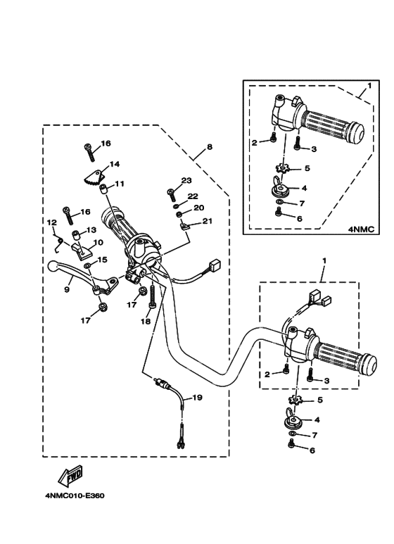 Handle switch & lever