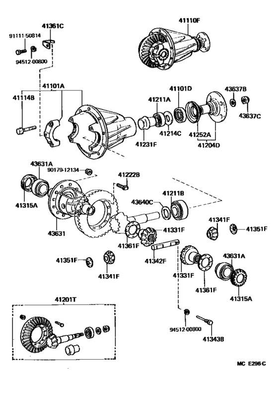 Front Axle Housing & Differential